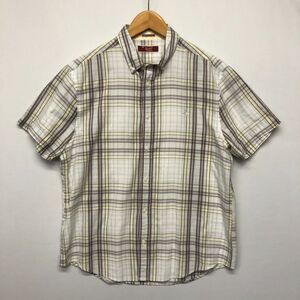 Penguin Men Short Sleeve Button Up Heritage Slim Fit Shirt Size Large M144 -29